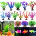 1pc 512CM Grass Aquarium Decoration Water Weeds Ornament Plastic Plant
