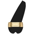 thumbnail image 5 of TiaoBug Mens Ancient Greek Roman Toga Costume One Shoulder Metallic Shiny Belt Bodysuits Black 3XL, 5 of 7