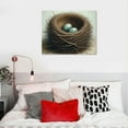 thumbnail image 5 of JEUXUS Rustic Bird Nest I Canvas Wall Art Print, Easter Artwork, 5 of 6