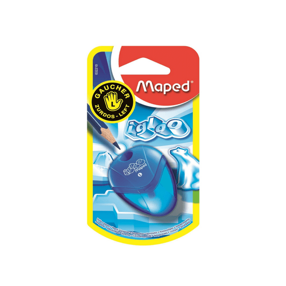 Maped Igloo 1-Hole Handheld Left-Handed Canister Pencil Sharpener