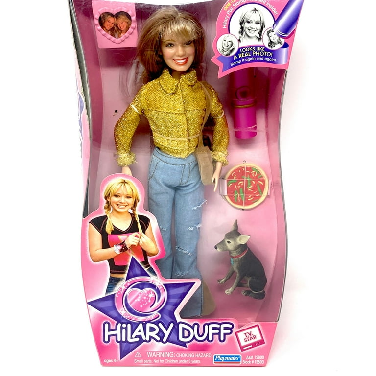 2003 Playmates Hilary Duff TV Star W Pixl Stamp Collectors Doll