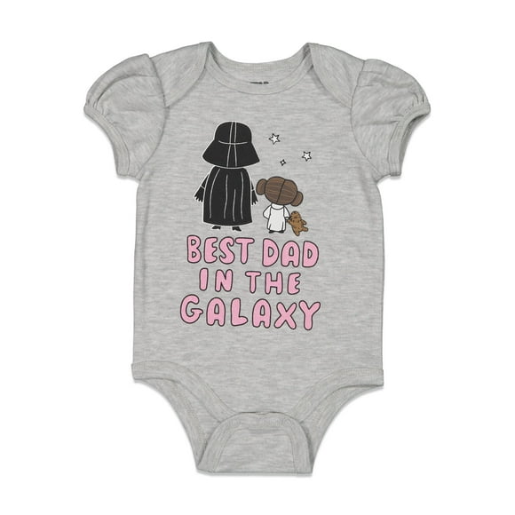 Body de bebé STAR WARS Darth Vader gris de 18 meses