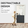 thumbnail image 4 of Pawhut Retractable Pet Safety Barrier Gate for Dogs, PVC, 2.25"-45.25" L x 32.5" H, 4 of 9