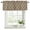 Brown, variant on 2 Pack Black Morocco Valances for Windows Bedroom Living Room Window Treatments, Boho Vintage Quatrefoil Geometric Plaid Rod Pocket Valance Drapes Short Kitchen Curtains Over Sink 54"x18"