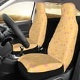 thumbnail image 3 of ZICANCN Car Seat Covers Front Seats Only,Orange Memphis Style Elements Automotive Seat Covers Protectors for Cars Trucks Suv 2 Pack, 3 of 8