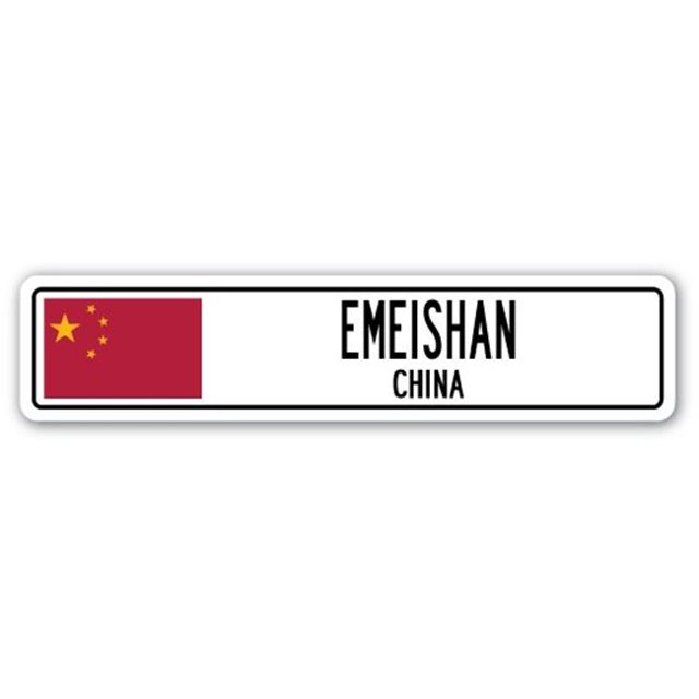 SignMission SSC-Emeishan Cn Emeishan Panneau de Rue - Chine