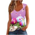 thumbnail image 2 of Puntoco Tops sin mangas para mujer, camisetas sin mangas para mujer, camisetas de verano, blusas holgadas informales sin mangas con cuello redondo, 2 of 5