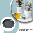thumbnail image 3 of Bandeja de flores Injueey Platillo para plantas decorativa Gris oscuro, 3 of 6