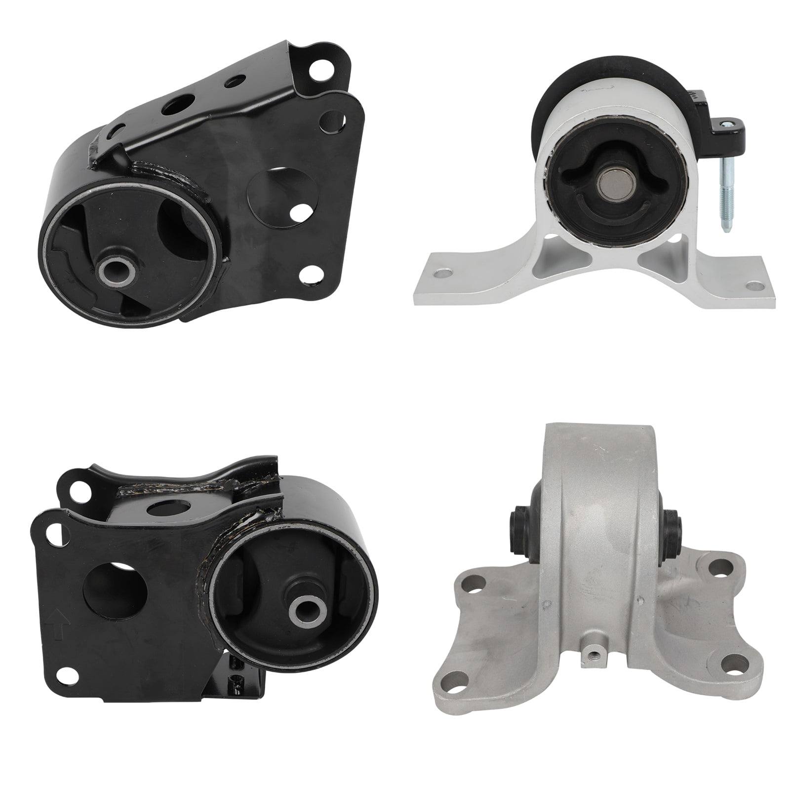 ECCPP Engine Motor Mount and Transmission Mount Kit Fit For Nissan Altima 2002 2003 2004 2005 2006 L4 2.5L, Automatic Transmission A7340 A7341 A7342 A7343
