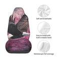 thumbnail image 4 of Wukai Flower Bald Eagle Full Set Car Seat Covers with Soft Padding Universal Auto Front Seats Protector and Cushion Mat, 4 of 5