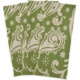 thumbnail image 2 of Kitchen Towels Vintage Paisley Green Pattern Cleaning Towel Absorbent Hand Towels Tea Towels for Home Restaurant Dish Clean 28" x 18", 4PCS, 2 of 7