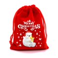 thumbnail image 3 of Christmas Gift Bags Christmas Drawstring Gift Bags Red Green Mini Velvet Pouches for Candy Treats Gift Cards Coins Jewelry Wrapping Party Favors for Kids Friends Coworkers Holiday Xmas Decor,J, 3 of 5