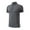 Dark Gray-07, variant on Rvwovn Men's Short Sleeve Athletic Tees Quarter-Zip Moisture Wicking Quick-Dry Shirt for Cycling & Workout