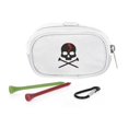 thumbnail image 1 of 3 bolsas para pelotas de golf Wdftyju soporte para te bolsa portátil con calavera blanco, 1 of 9