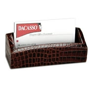 Brown Crocodile Embossed BusIndia - INess Card Holder