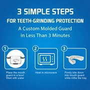 KOHEEL Comfort-Fit Mouth Guard for Nighttime Teeth Grinding, Night Dental Guard for Grinding Teeth 5 Count