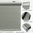 thumbnail image 6 of Keego Cordless Cellular Shades Window Blinds Size and Color Customizable Light Grey Blackout Fabric White Case 36"w x 52"h, 6 of 9