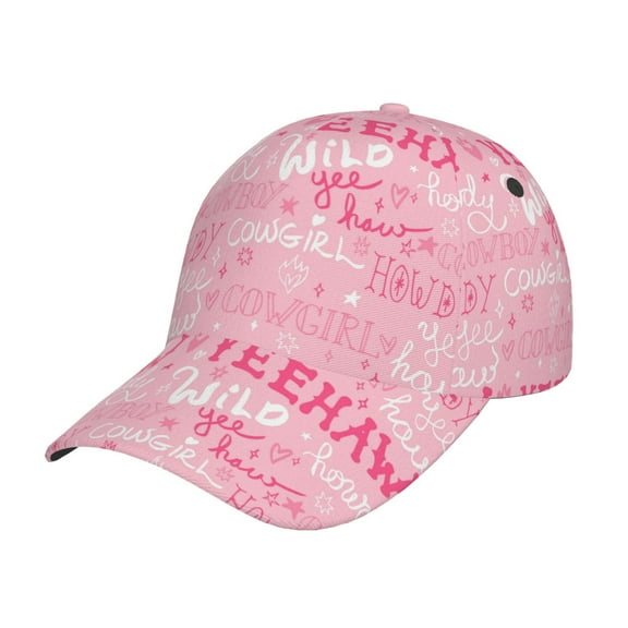 Kdxio Unisex Western Cowgirl Pattern Baseball Cap Unisex Washed Classic Adjustable Hat