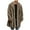 Khaki Mens Jacket, variant on DUMUIELD Mens Luxury Faux Fur Jacket Long Fluffy Furry Coats Lapel Collar Long Sleeve Outerwear Winter Warm Cardigans Brown,XL