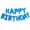 Blue, variant on Sumllary Self Inflating Happy Birthday BalloonS Banner Bunting 16 inch Letters Foil (Blue) Happy Birthday Balloons for Boys 9