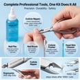 thumbnail image 2 of Morovan 7Pcs Cuticle Remover Kit– Cuticle Remover Gel,Cuticle Oil Pen & Stainless Steel Manicure Tools for DIY Salon-Quality Nail Care at Home, 2 of 9