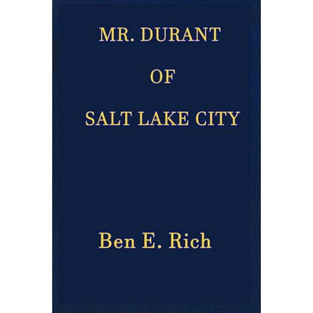 Mr. Durant of Salt Lake City - eBook