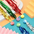 thumbnail image 4 of Pelotas hinchables de goma Leyndo Comet con serpentinas coloridas x100, 4 of 7