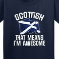 thumbnail image 4 of Inktastic Scottish Pride Scotland Flag Youth T-Shirt, 4 of 5