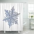 thumbnail image 1 of ABPHQTO Copo de nieve Macro de cristal de nieve real Cortina de ducha grande Dendrita Six 152x180 cm ABPHQTO PKNMT60x72Shower-5508, 1 of 2