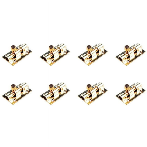 8pcs 1.5-Inch Long Brass Door Latch Sliding Lock Bolt Gold,8 x Door Latch Bolt,Gold
