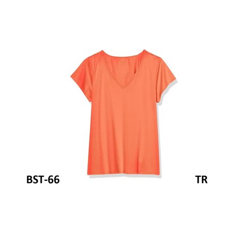 EleVen by Venus Williams Women's Match Point S/S Tee, Repreve, Nectarine, Small