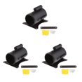 thumbnail image 2 of Thinsony 3Meter Retractable Belt Queue Crowd Control Space Mount Barrier Wall Saving Black 3Set, 2 of 6