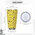 thumbnail image 4 of Goofa Blue Spots for 20 oz Skinny Tumbler Stainless Steel Coffee Mug Slim Vacuum Insulated Travel Cup Car Cup-Straw Three-piece Set, 4 of 8