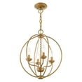 thumbnail image 2 of Livex Lighting - Arabella - 4 Light Globe Convertible Chandelier In Shabby Chic, 2 of 17