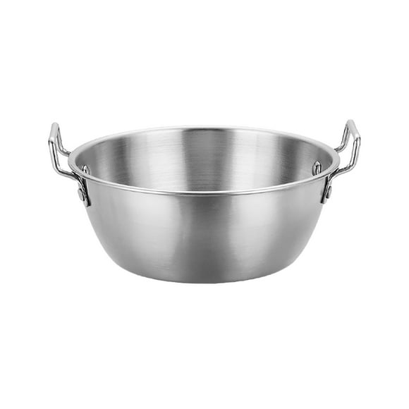 Kadlawus Stainless Steel Salad Bowl for Kitchen, 304 Double Ear Bowl, Rust Resistant Chopping Bowl, Heavy Duty Mixing Bowl for Salad, Pasta, Vegetables