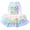 Easter, variant on ANIAC Gray Dog Dress for Small Dogs Female,Bow Knot Girl Puppy Clothes with Detachable Pearl Necklace, Elegant Cat Dress, Formal Pet Pary Outfit for Wedding Birthday Valentines (Gray, Large)