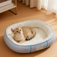 thumbnail image 2 of Leodye 1PCS Bed Winter Double Layer Insulated Washable Plush Surface Integrated Sleeping Pad All Season Use Small and Bed for Indoor -20.47x16.54in, 2 of 6