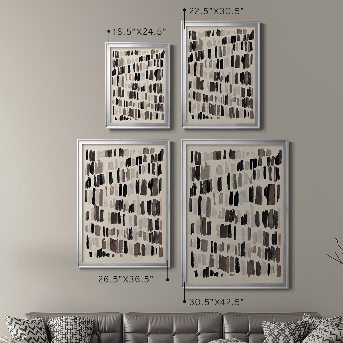 Chalk and Flint I Premium Framed Print, in Gold, Black, or Silver - Ready to Hang