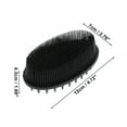 thumbnail image 4 of Unique Bargains 1pc Soft-Bristle Bath Brush for Shower 4.72"x2.76"x1.69" Black, 4 of 6