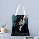 thumbnail image 2 of Witch Cruella Bolso de tela con estampado de lienzo para mujer, bolsa de compras reutilizable y estética, con cremallera interior, regalo para mujer,40*45cm., 2 of 6