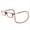 Red/Clear, variant on NEW Magnetic Click Connect Reading Glasses Reader Folding Neck Hang Soft Rope