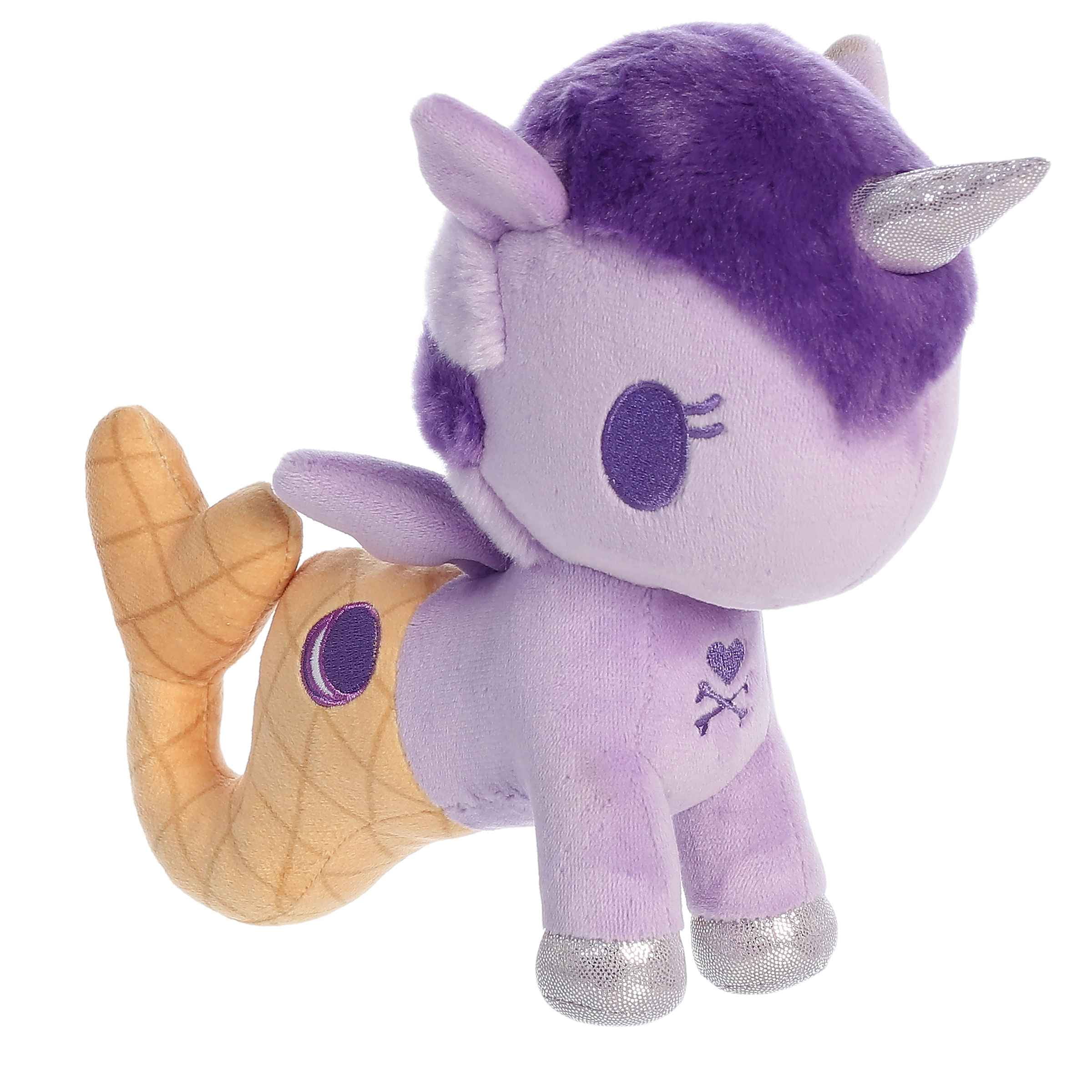 Aurora Tokidoki Mermicorno Isla Plüsch – Einhorn-Meerjungfrau, 24 Cm, Kuschelweich, Farbenfroh