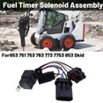 thumbnail image 4 of 2X 6669415 Excavators Fuel Timer Solenoid Assembly for 653 751 753 763 773 7753 853, 4 of 5