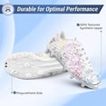 thumbnail image 3 of Vizari Zodiac Firm Ground Soccer Cleats for Kids – Durable, Lightweight Soccer Shoes for Boys and Girls, White, 12, 3 of 6