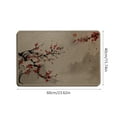 thumbnail image 3 of PONPRNGY Cherry Blossoms Bathroom Rugs Bath Rugs for Shower Tub for Boys Girls Home Decor Bath Mats for Bathroom Ink Painting Down Bathroom Accossories, 3 of 6