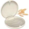 thumbnail image 1 of RALEGY Retainer Case, Orthodontic Case, Retainer Case Slim, Mouthguard Case, Wheat Straw Box, Yellow, 1 of 7