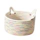 thumbnail image 4 of Cesta Tejida Cesta de Almacenamiento Cesta de Toalla Cesta de Almacenamiento Cesta de Lavandería para para Armario Perro Gato Habitación Univers 18cmx18cmx10cm mayimx Cesta de almacenamiento, 4 of 9