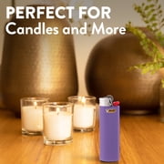 BIC Classic Lighter, Purple, 12-Pack of Pocket Lighters, Safe and Reliable