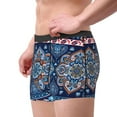 thumbnail image 4 of Kll Ethnic Mandala Men'S Cotton Boxer Briefs Underwear-X-Large, 4 of 9