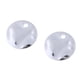 thumbnail image 5 of Colgante redondo de plata de ley 925 de 8 mm para joyería. 2 piezas de oro blanco, 5 of 9
